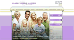 Desktop Screenshot of healthysmilesofscappoose.com